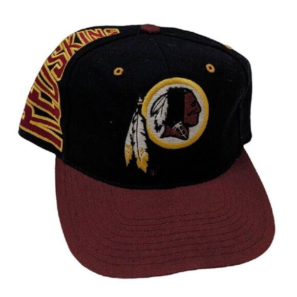 American Needle‎ Air Head Washington Redskins Medium Fitted Hat Vintage 90s NFL - Picture 1 of 5